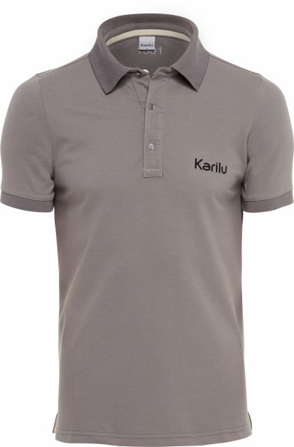 Camisa em piquet com gola polo camisaria